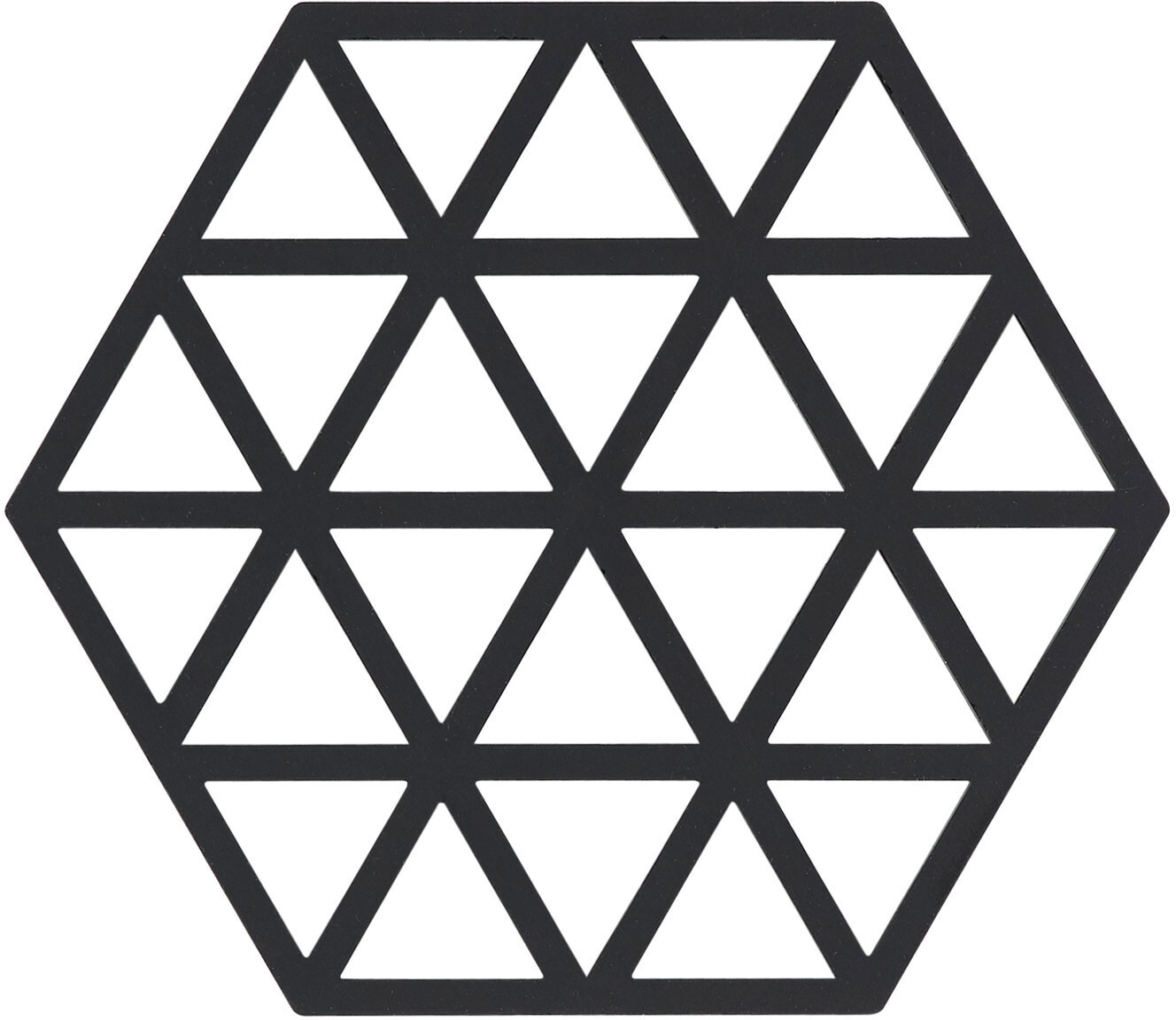 Zone Denmark Triangle coaster 16 x 14 cm black