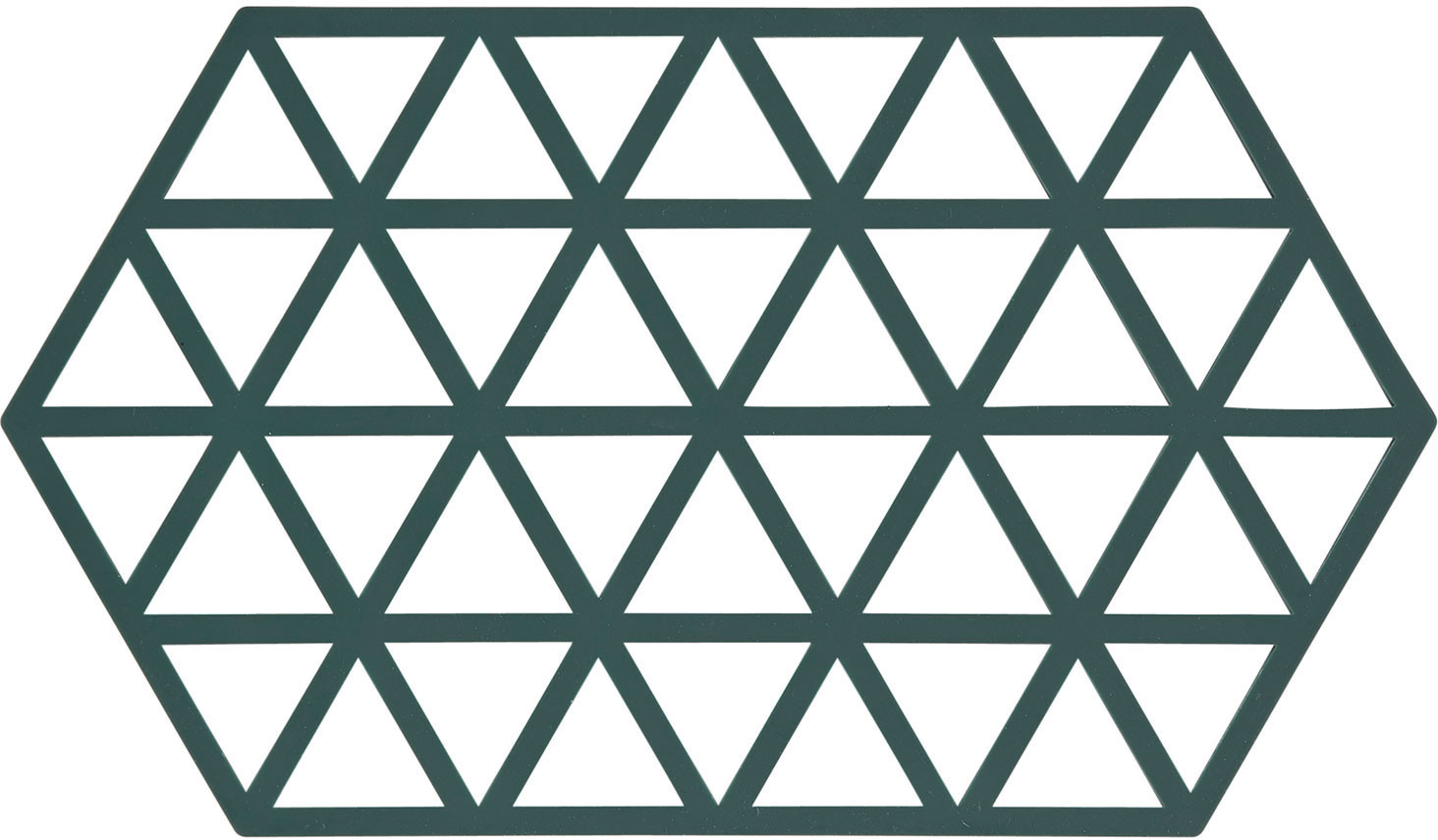 Zone Denmark Triangle coaster 24 x 14 cm cactus