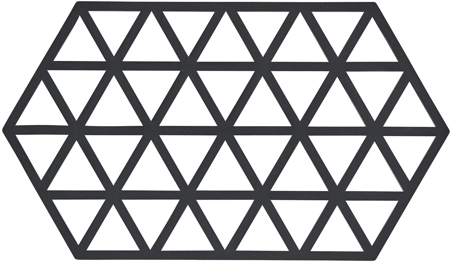 Zone Denmark Triangle coaster 24 x 14 cm black