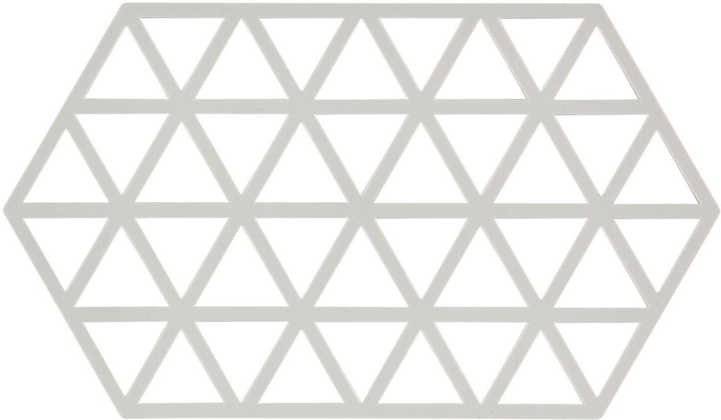 Zone Denmark Triangle coaster 24 x 14 cm warm gray