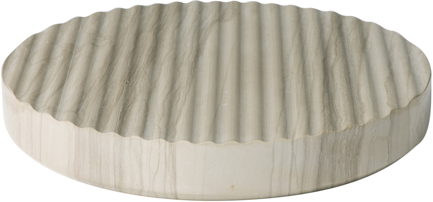 Muuto Groove marble coaster Ø 16 cm gray