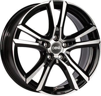 DBV Andorra (8x19) black glossy polished