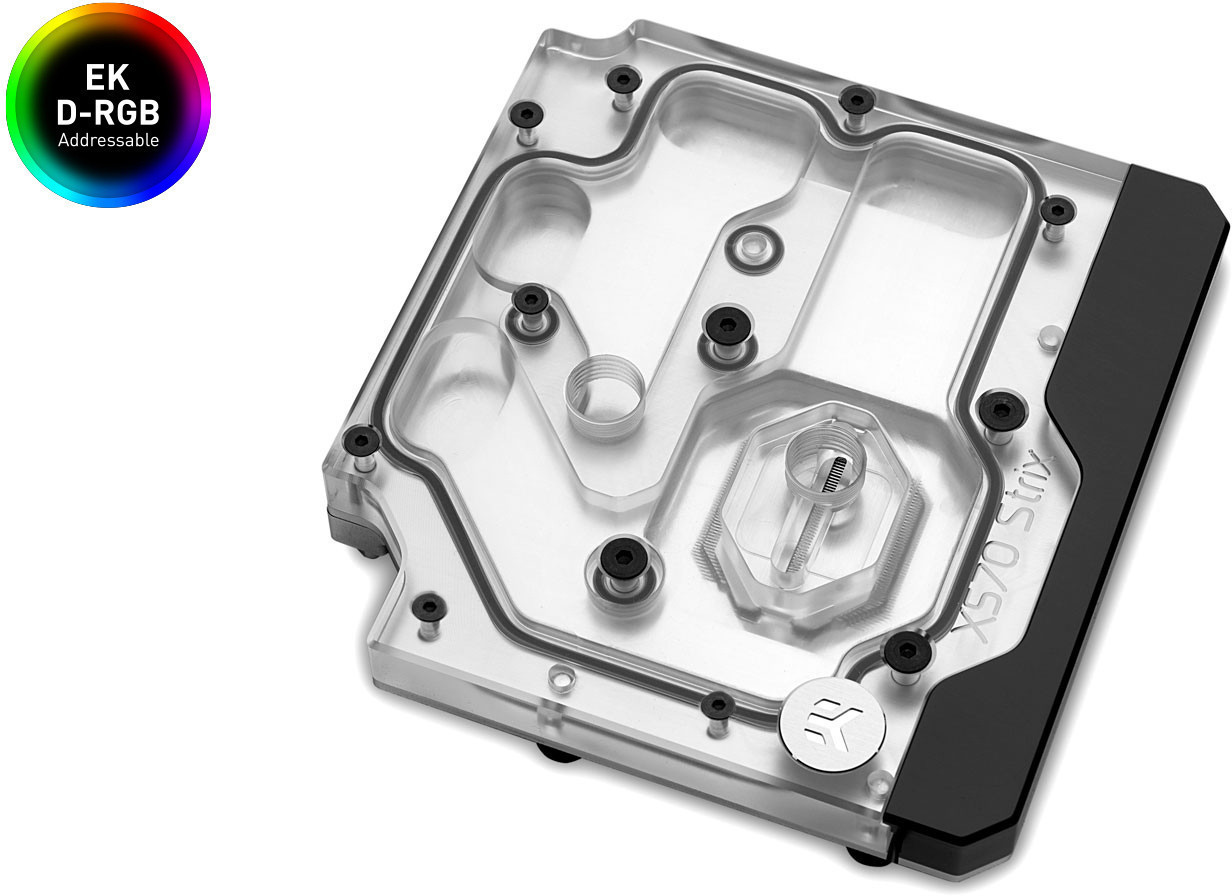 EK Water Blocks EK-Quantum Momentum ROG Strix X570-E D-RGB Plexi