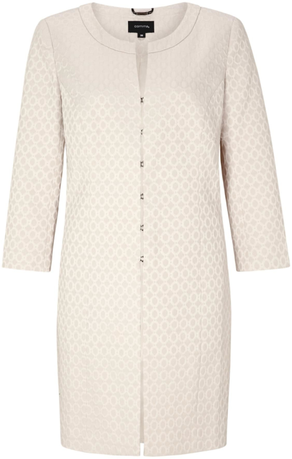 Comma Jacquard frock coat with 3/4-length sleeves (8T.001.52.4224) sand