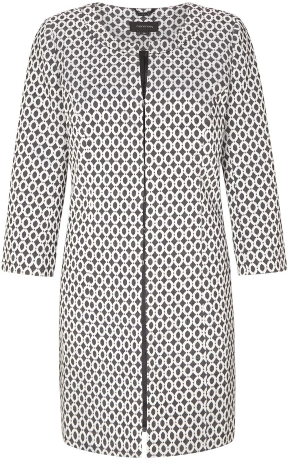 Comma Jacquard frock coat with 3/4-length sleeves (8T.001.52.4224) black jacquard