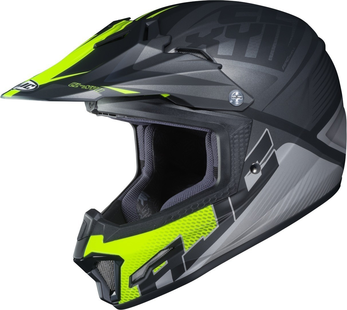 HJC CL-XY II Ellusion noir/jaune fluo