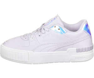 puma cali white purple heather