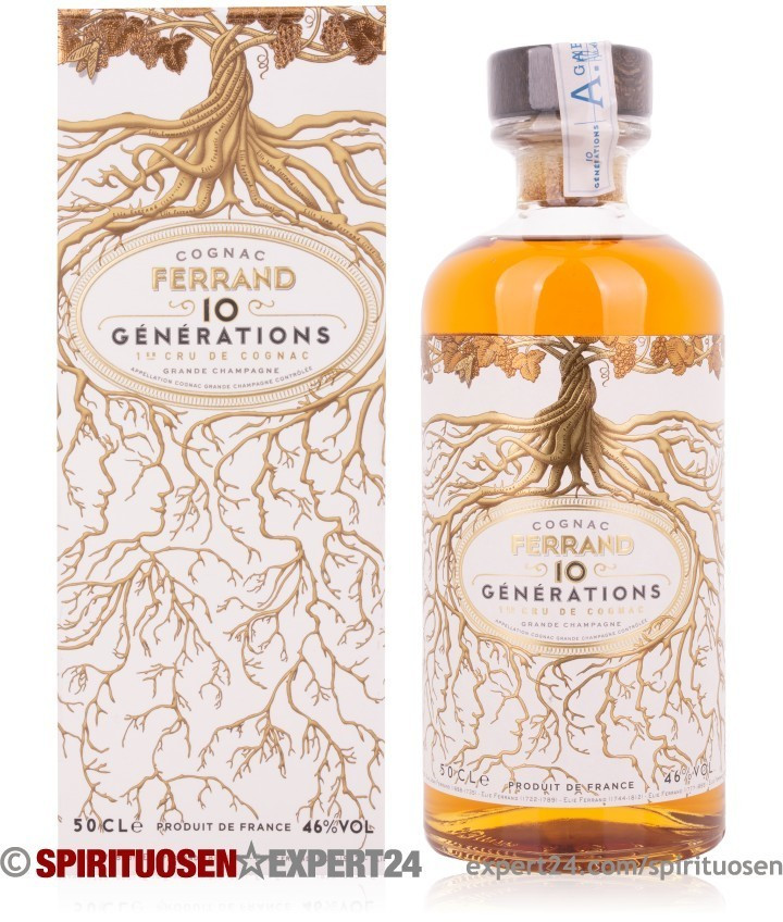 Pierre Ferrand 10 Generations Cognac 0,5 L 46 % Coffret cadeau
