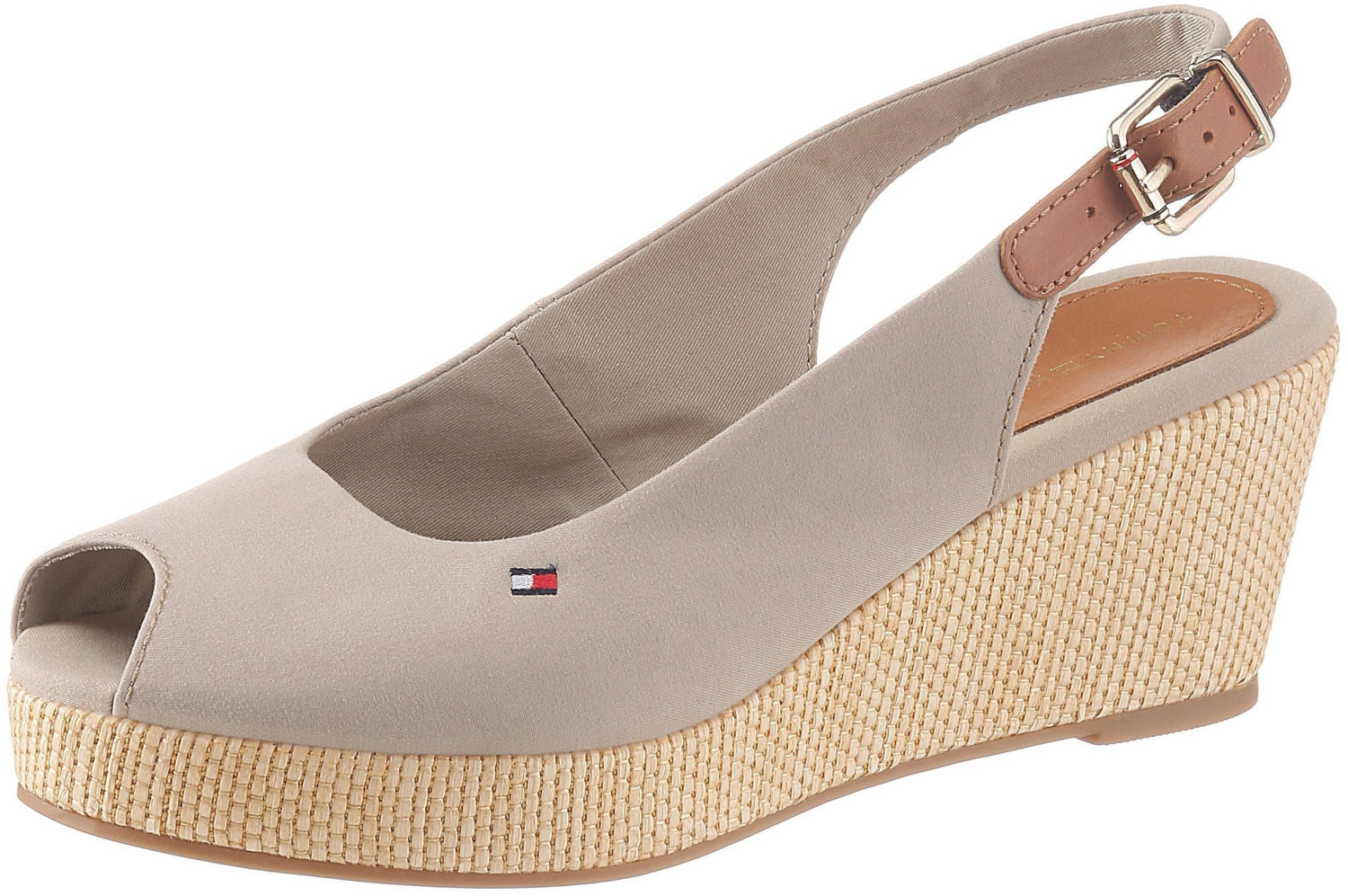 tommy hilfiger tan wedges