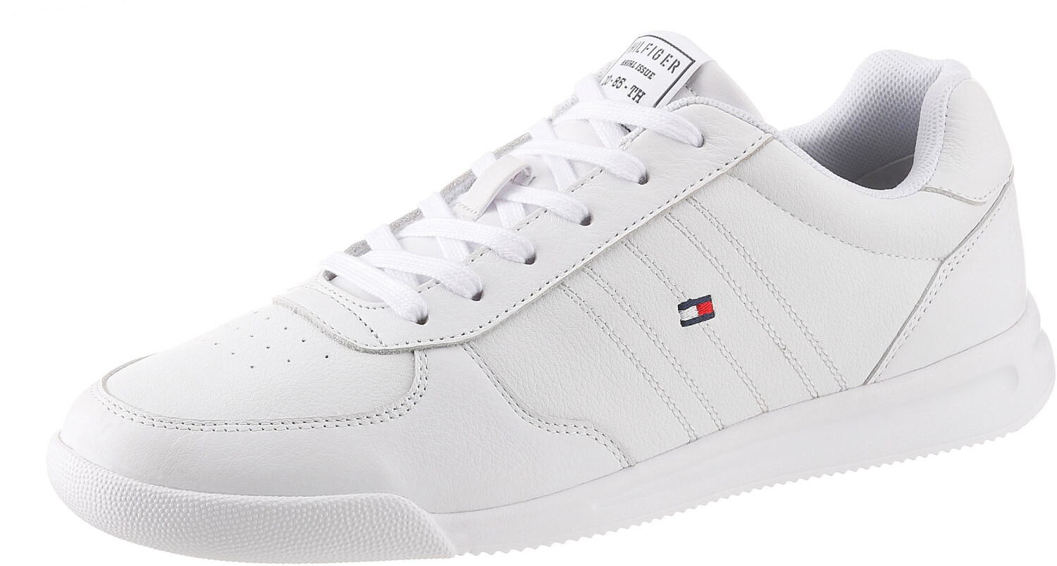 tommy hilfiger lightweight leather sneaker flag