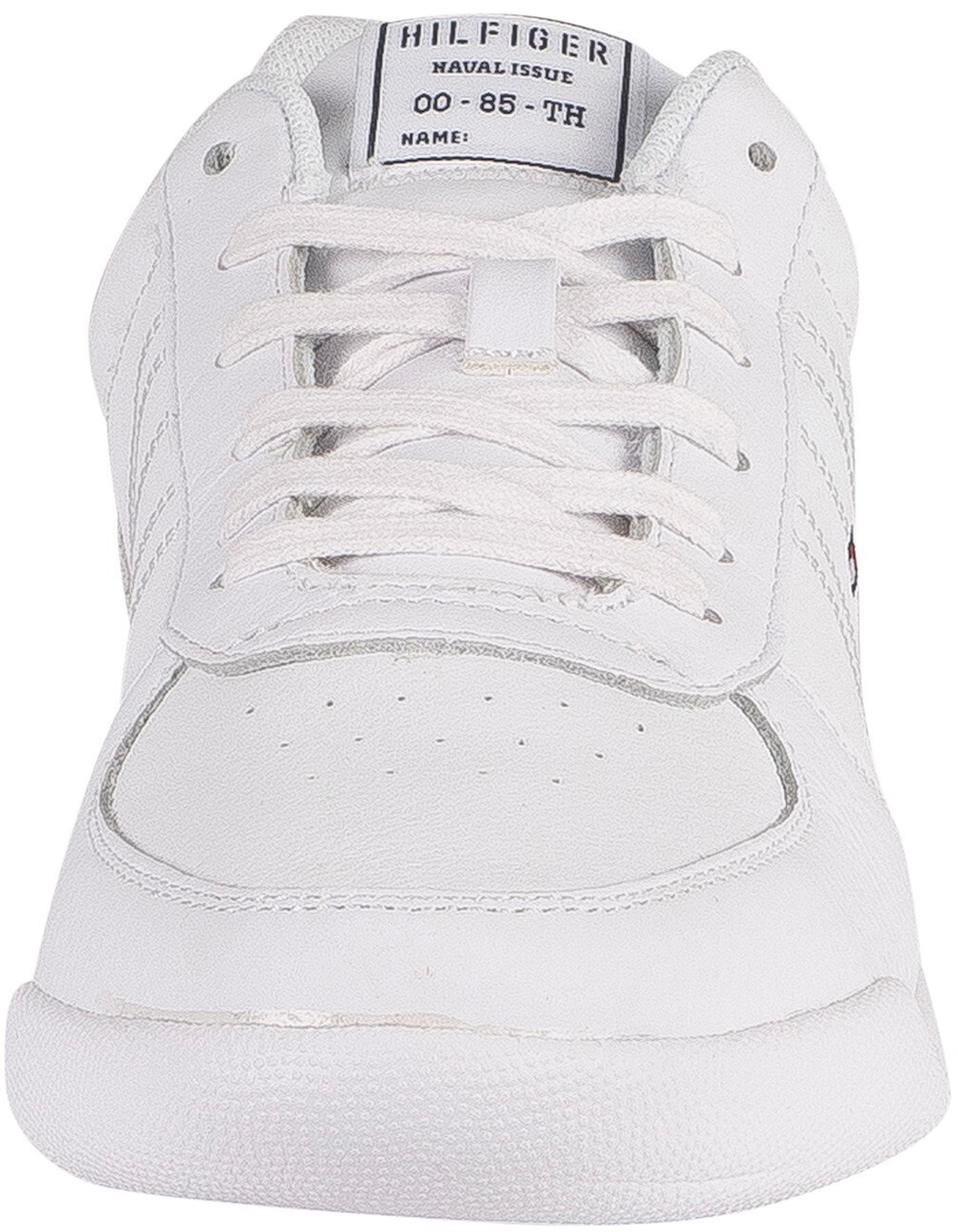 tommy hilfiger lightweight leather sneaker flag