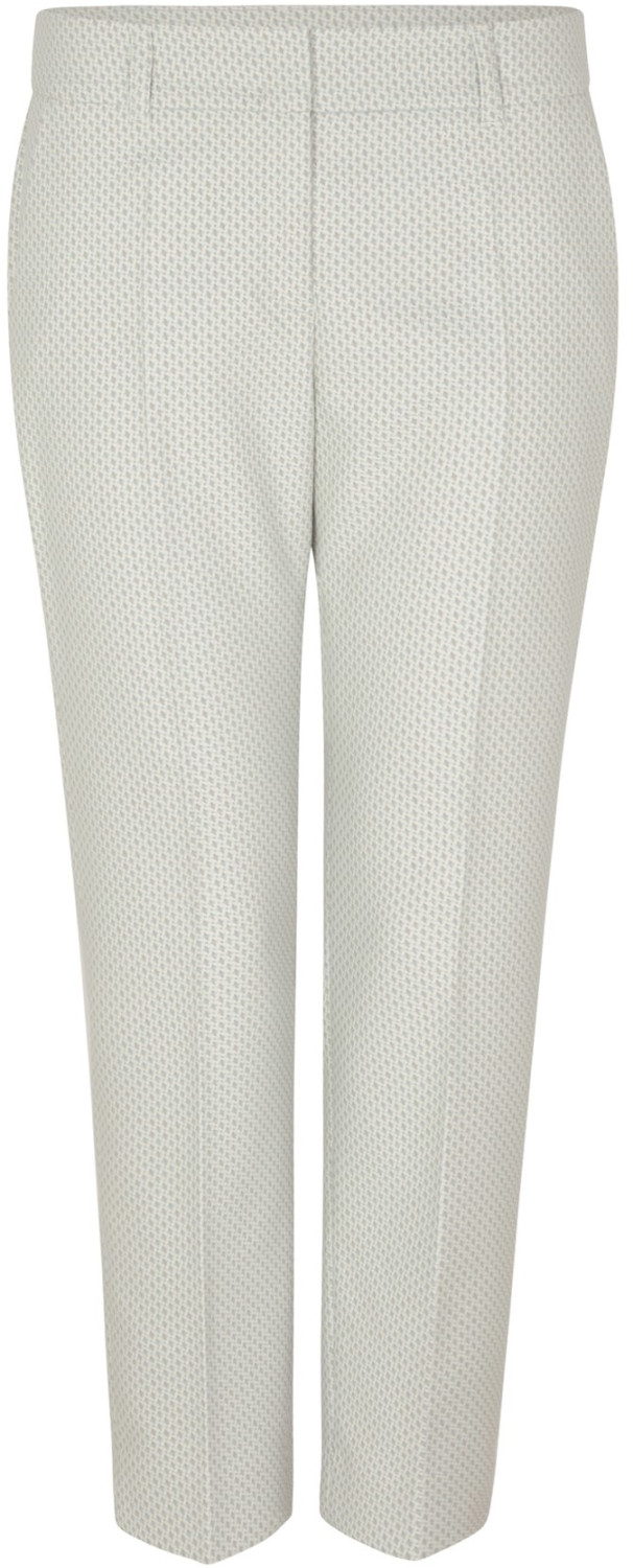 S.Oliver Slim Fit: 7/8-length jacquard trousers (11.003.76.2744.02R1) cream