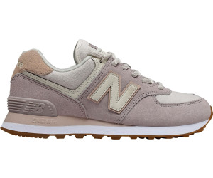 new balance 574 black with tahitian pink & grey