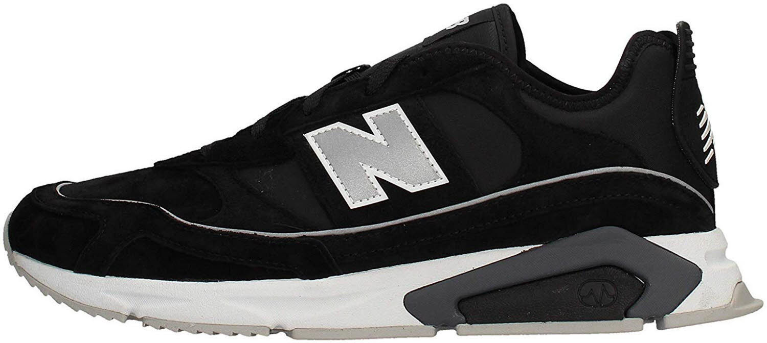 new balance x racer grey black white