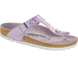 birkenstock gizeh electric metallic ocean