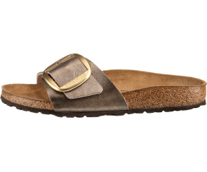 Birkenstock Madrid Big Buckle Birko Flor narrow graceful taupe
