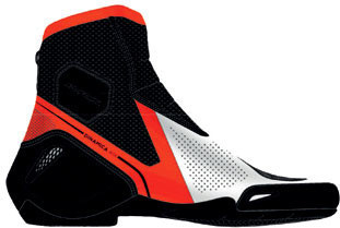 Dainese Bottes Dinamica Air noir/rouge fluo/blanc