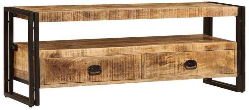 vidaXL Wood and steel TV stand 120 x 35 x 45 cm (247402)