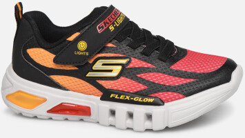 Skechers Delson-Antigo (400016L) black synthetic/textile/red/orange trim