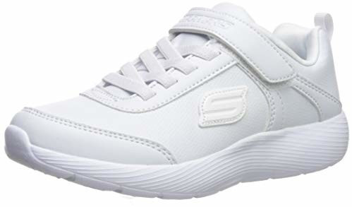 Skechers Dyna-Lite School Sprints (83072L) white duraleather/trim