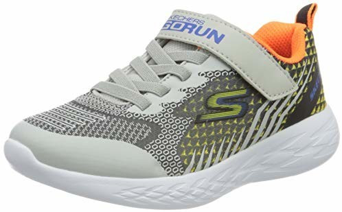 Skechers Go Run 600 Baxtux (97858L) black/charcoal mesh/light gray synthetic