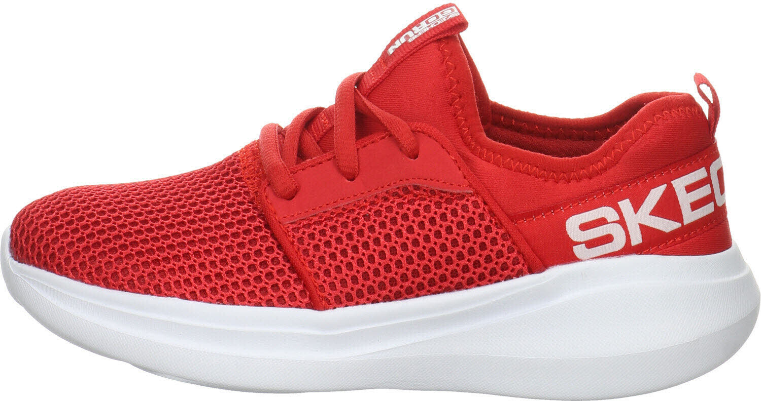 Skechers Go Run Fast Valor (97874L) red textile/red synthetic/white trim