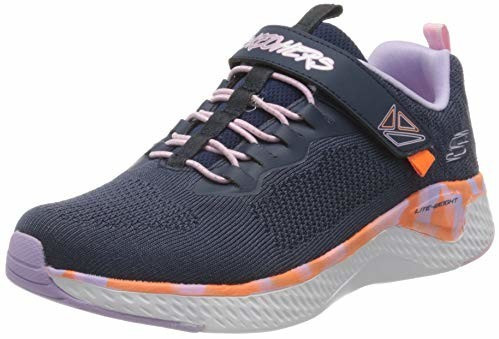 Skechers Solar Fuse (302041L) navy knit mesh/multi trim