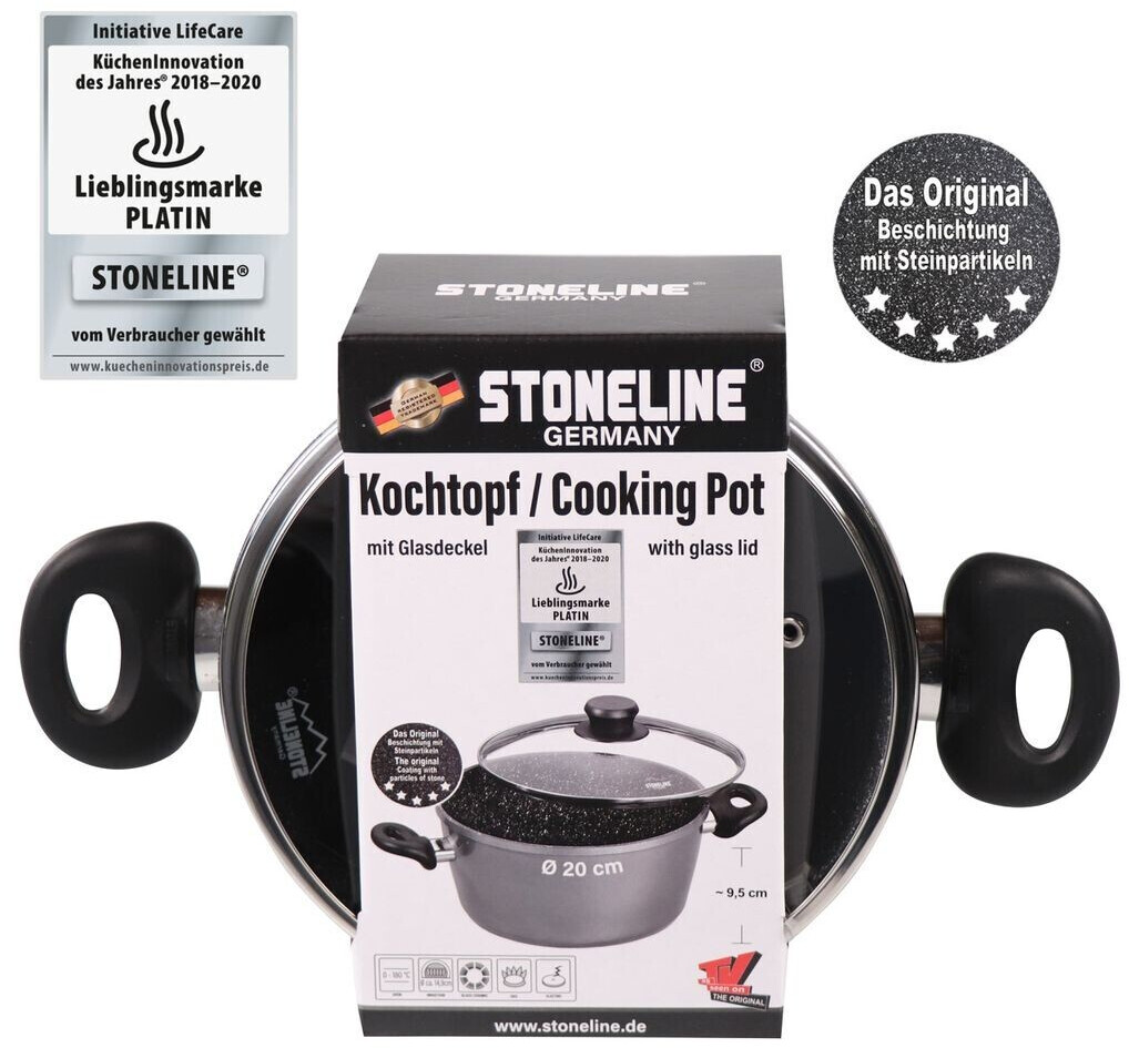 Stoneline Cooking pot Ø 20cm anthracite