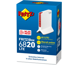 Avm fritz!box 6820 lte international modem router 4g/3g slot per
