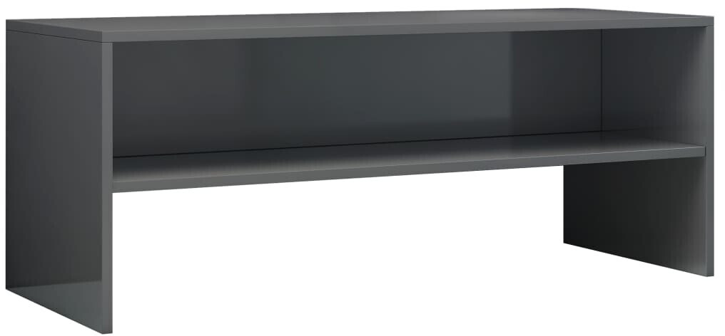 VidaXL High gloss grey TV stand 100 x 40 x 40 cm (800053)