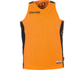 Spalding Basketball Essential Reversible Shirt Kinder Trikot orange schwarz 