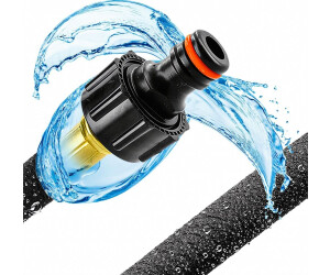 Bradas WAD1/2100 Aqua-Drop Druppelslang 1/2 Inch - 100 Meter Zwarte Tuinslang | Parelslang Voor Efficiënte Watergift