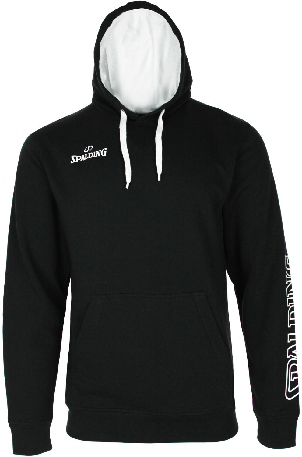 Spalding Team II Herren Hoodie – Mit Kapuze, Kängurutasche & Logo-Print – Bequemer Sweat Aus Baumwolle Für Training & Freizeit