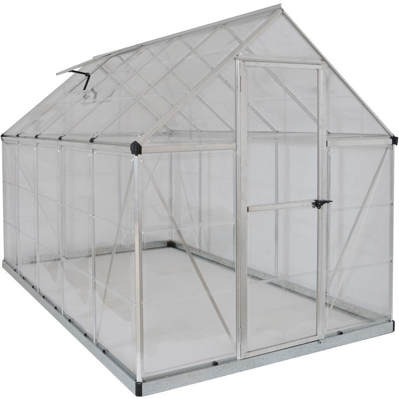 SERRE DE JARDIN POLYCARBONATE HARMONY GRISE 4,6 M² - PALRAM