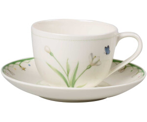 Tee- Villeroy Boch Saphir Tasse für Kaffee- Blau Kaffeetasse Teetasse Ø 8,5 cm 