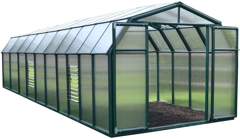 Serre de Jardin Polycarbonate et PVC 5 x 2,5 m – Grand Gardener 8x16 -  Canopia