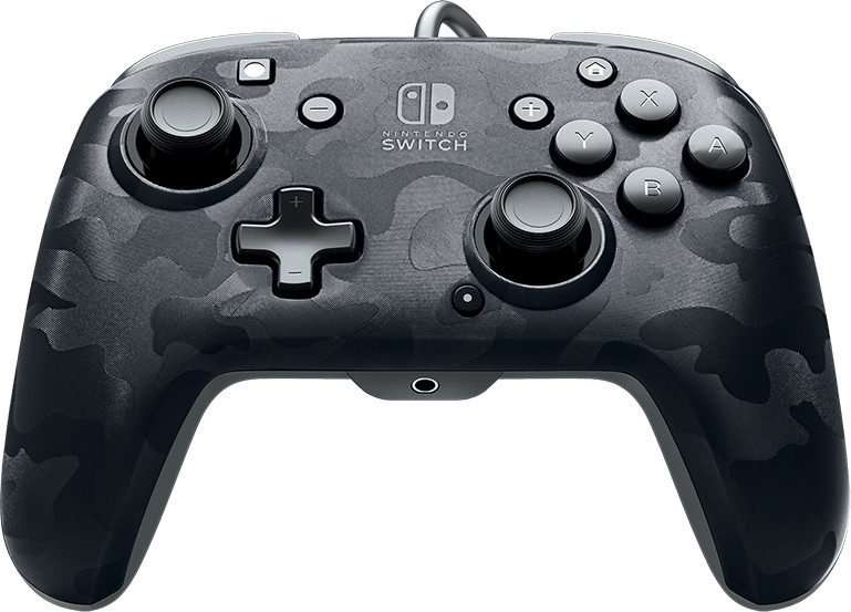 PDP Nintendo Switch Faceoff Deluxe+ Audio Wired Controller (Black Camo)
