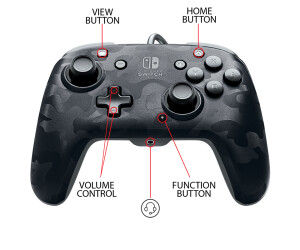 PDP Nintendo Switch Faceoff Deluxe+ Audio Wired Controller