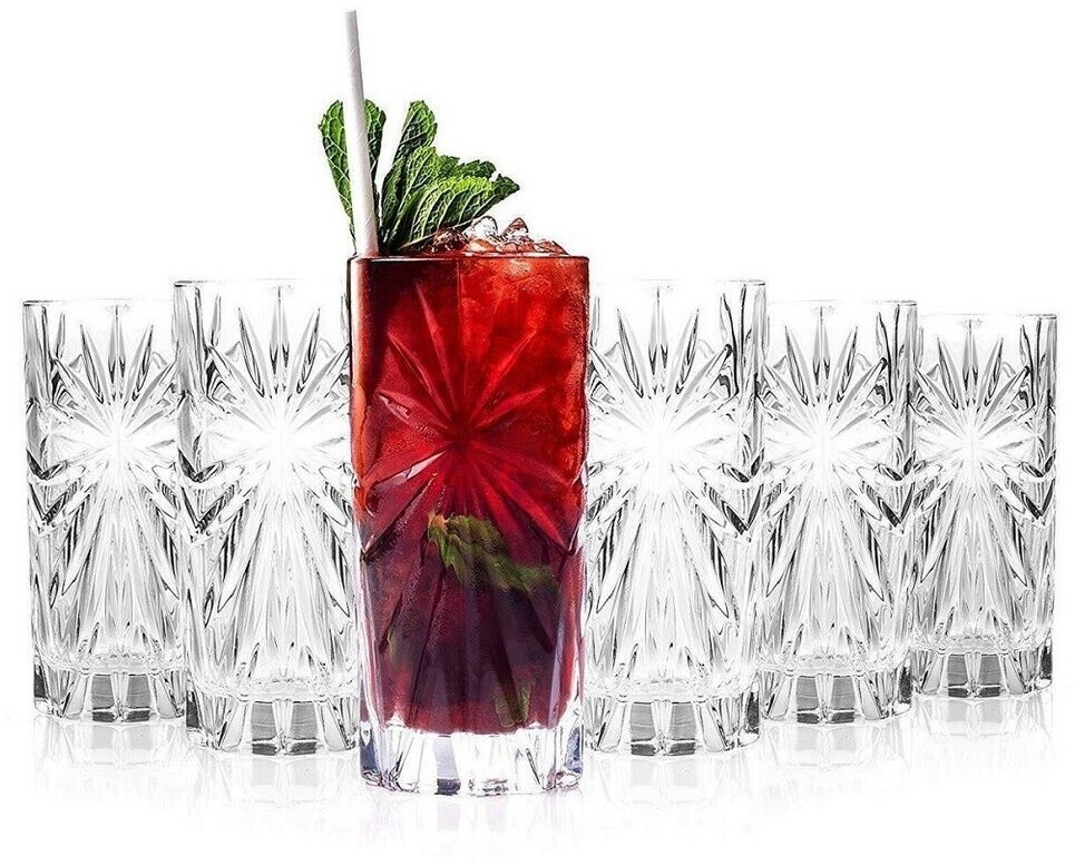 RCR 26277020006 Oasis crystal cocktail and water glasses 360 ml set of 6