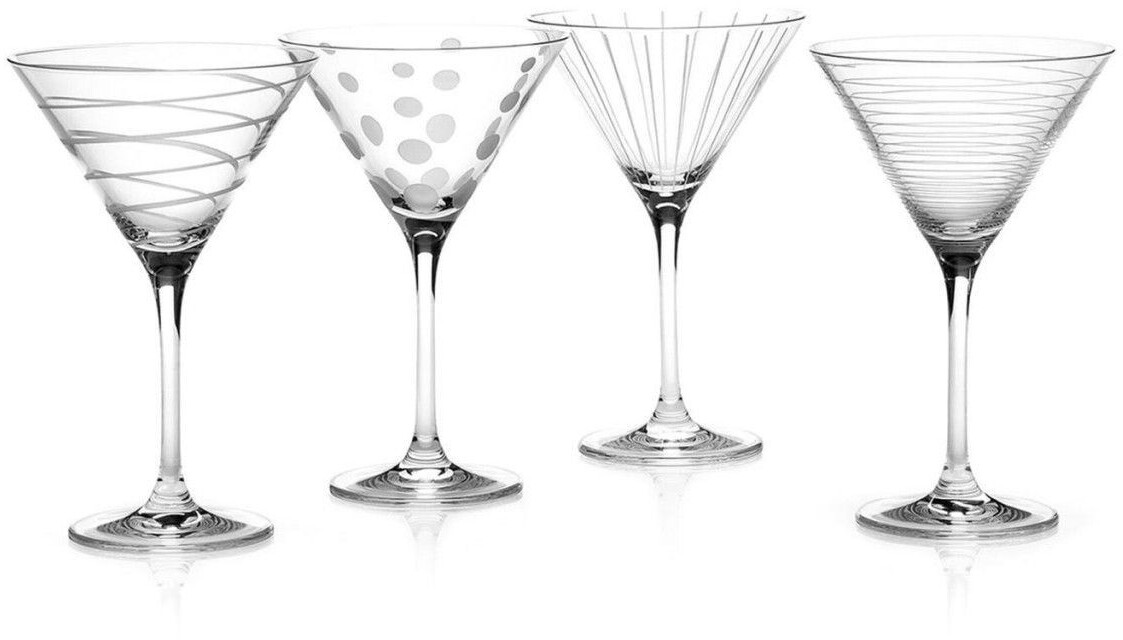 Creative Tops Mikasa Cheers Set with 4 martini glasses 290 ml