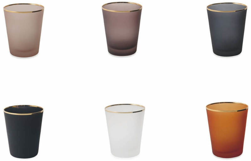 Villa d 'Este Home Tivoli Multicolored tumblers 6 pieces
