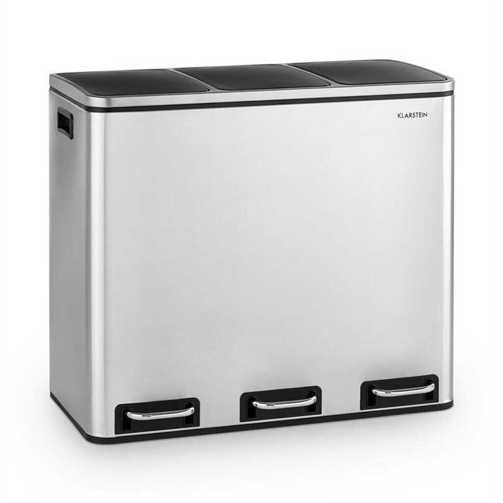 Klarstein Grandmaster Trash 3 x 18 L silver