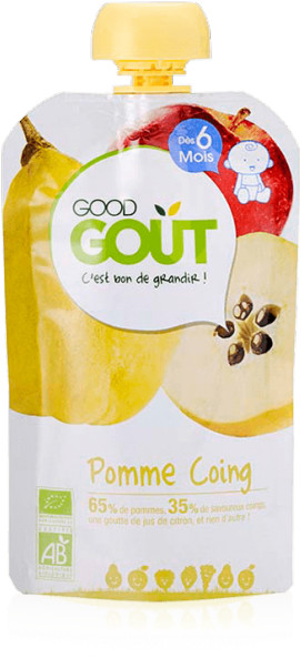 Good Goût Compote coing pomme +4 mois (120 g)