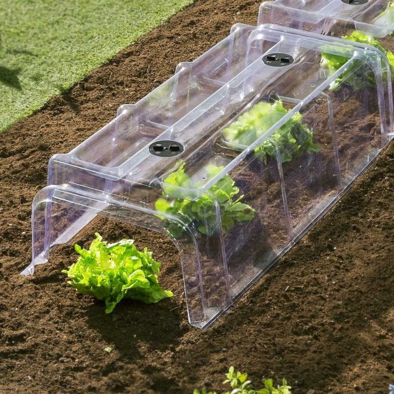 Provence Outillage Tunnel à coque en plastique rigide  86 x 40 x 22 cm
