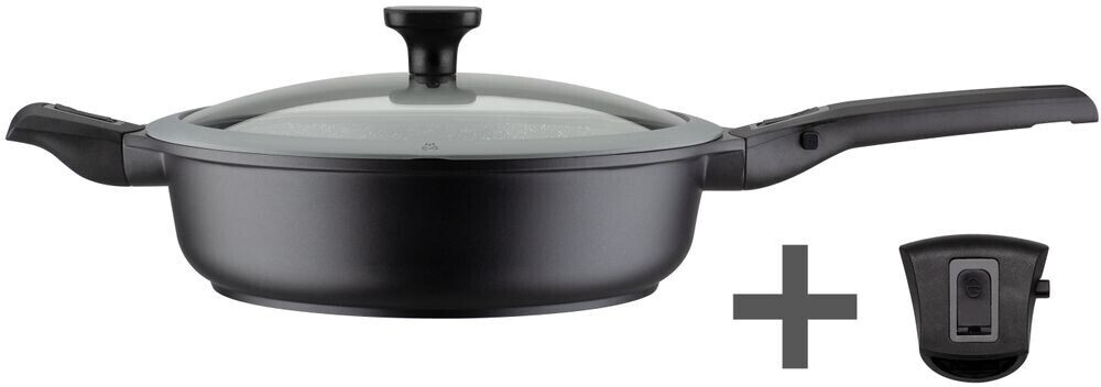 GSW Frying pan Easy Click cast aluminum removable handle, Ø 28 cm, high rim, induction