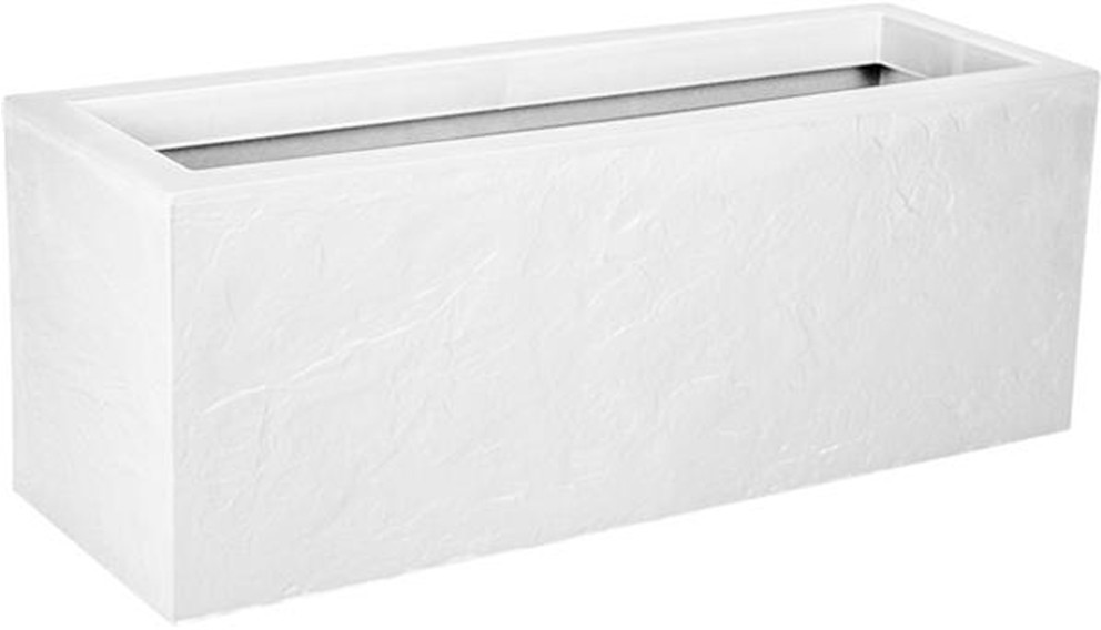 EDA Jardinière Volcania'Up 57 L blanc cérusé