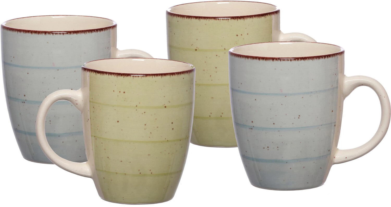 Ritzenhoff & Breker Mug Happy (4 pieces) blue-green