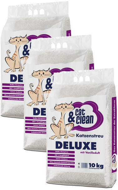 Cat & Clean Cat litter Deluxe with vanilla scent 10kg