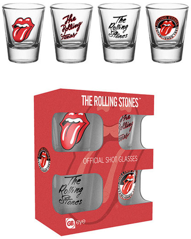 GB Eye Schnapsgläser 4er Set The Rolling Stones 'Mix'