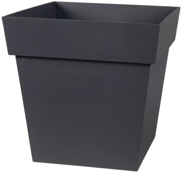 EDA Pot carré Toscane 22 L gris anthracite